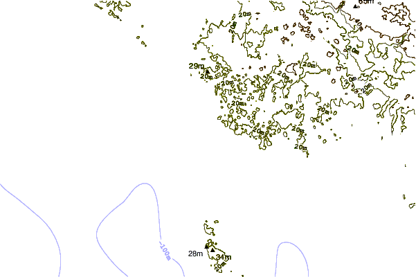 Shoreline around Le Fozo
