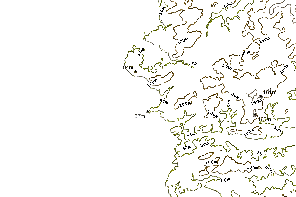 Shoreline around Le Grand Large