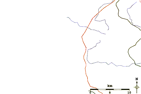 Roads and rivers around Le Grand Large
