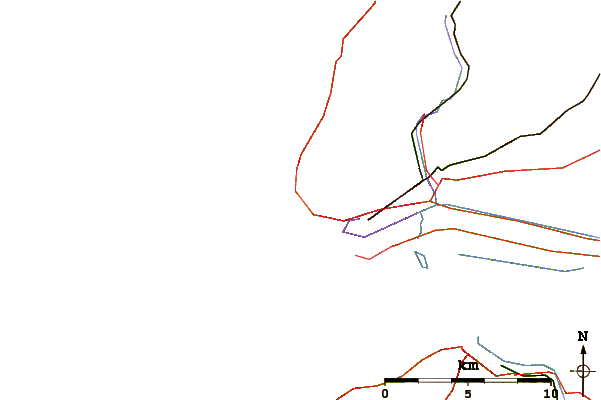 Roads and rivers around Le Havre Beach