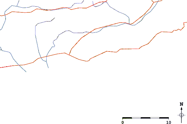 Roads and rivers around Le Lavandou