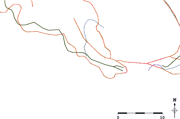Roads and rivers around Le Lido