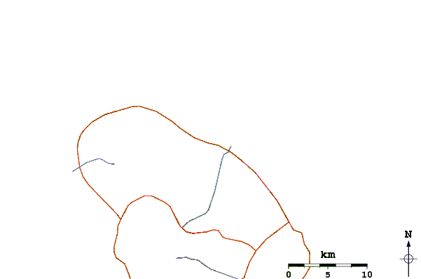 Roads and rivers around Le Lorrain