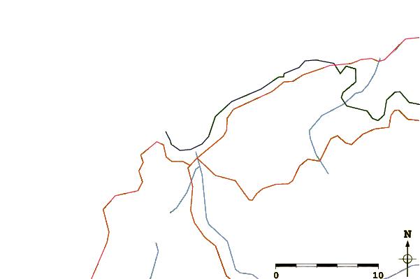 Roads and rivers around Le Pain de Sucre