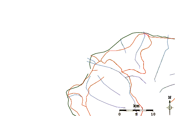 Roads and rivers around Le Port