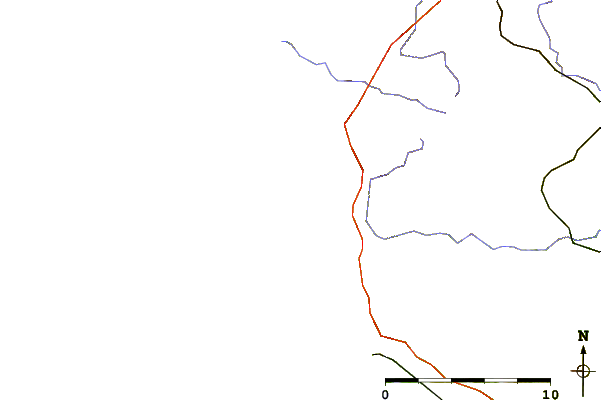 Roads and rivers around Le Poux