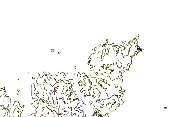 Shoreline around Le Sillon