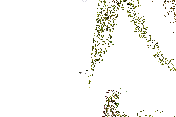 Shoreline around Le Truc Vert