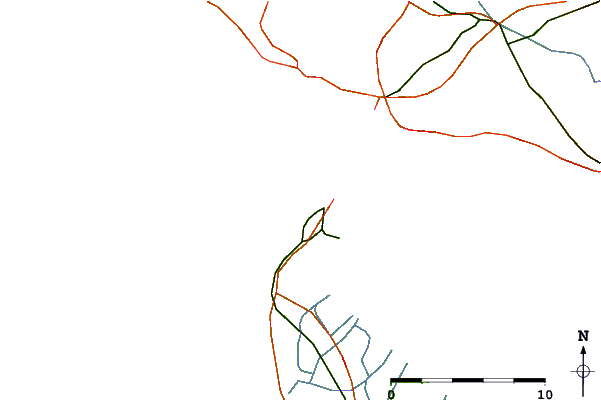 Roads and rivers around Le Verdon