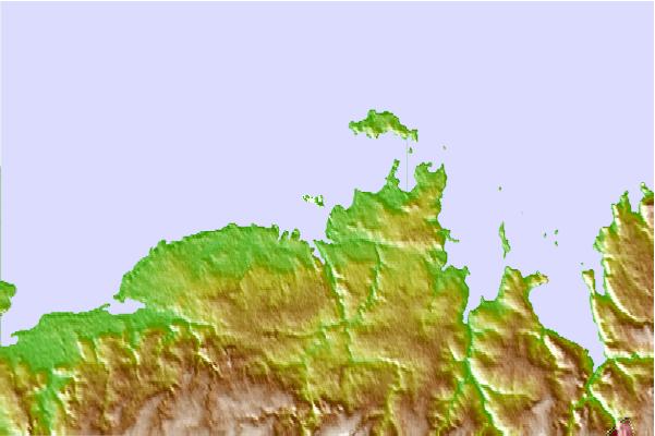 Surf breaks located close to Le Dossen