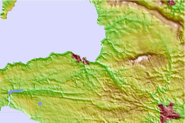 Surf breaks located close to Le Riz