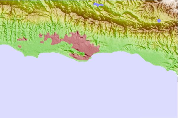 Surf spots located close to Leadbetter