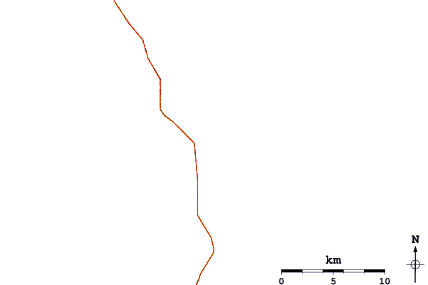 Roads and rivers around Lecounts Hollow