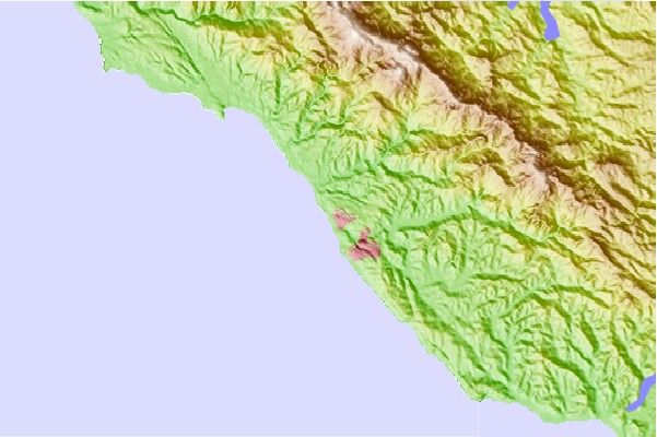 Surf spots located close to Leffingwell Landing
