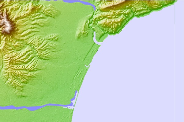 Surf spots located close to Leithfield Beach