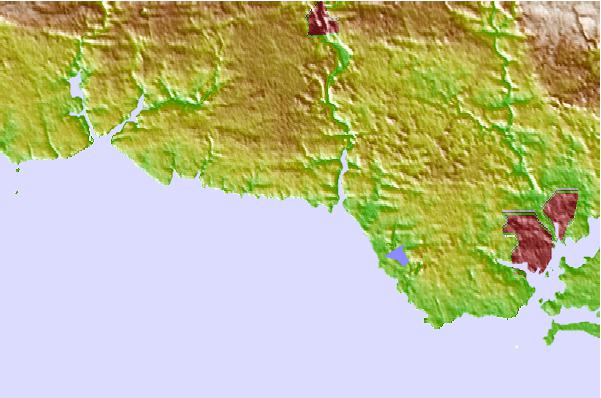 Surf spots located close to Le Kerou