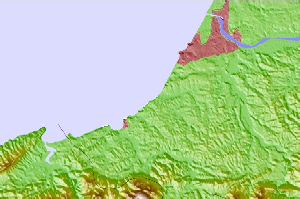 Surf spots located close to Guethary - Les Alcyons/Avalanche