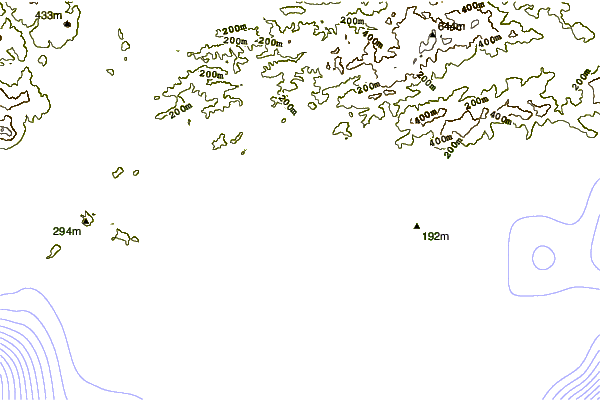 Shoreline around Les Bormettes