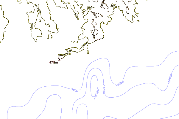 Shoreline around Les Douaniers