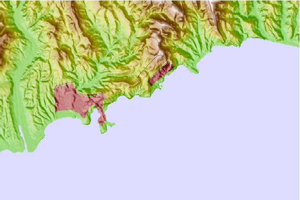 Surf spots located close to Les Douaniers