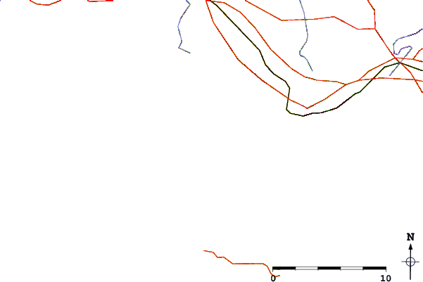 Roads and rivers around Les Moules