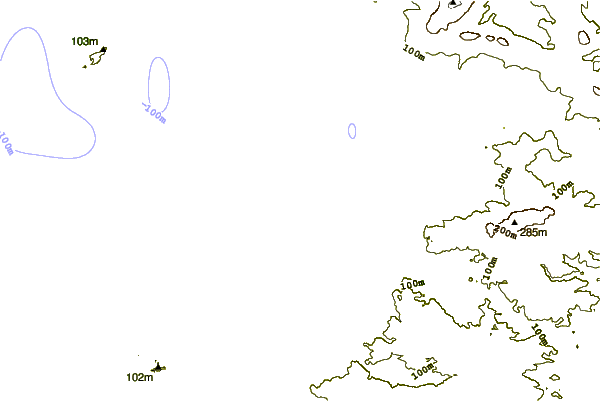 Shoreline around Les Roches Blanches