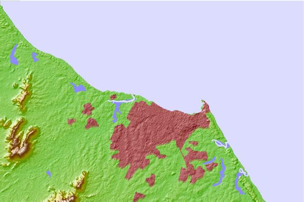 Surf spots located close to Leste Oeste