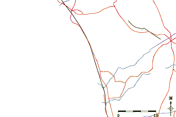 Roads and rivers around Leucadia
