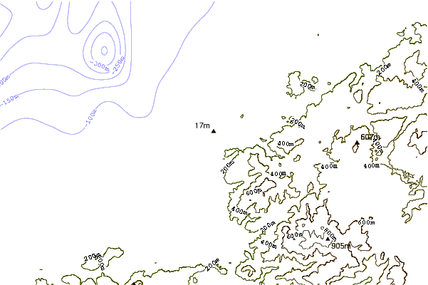 Shoreline around Li putzi