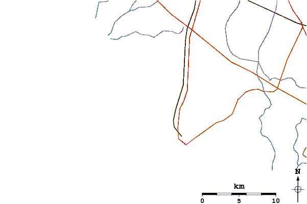 Roads and rivers around Lido Garda