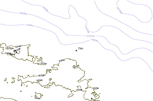 Shoreline around Lidos Left