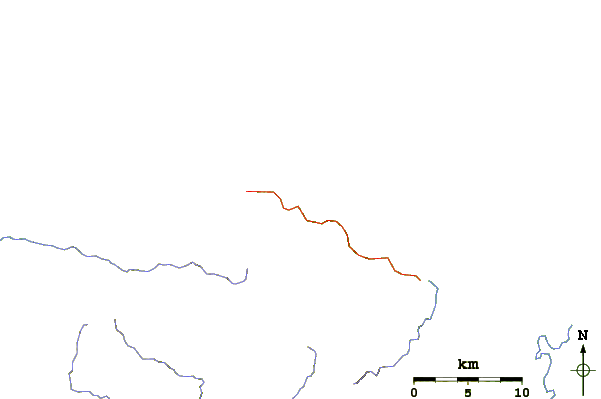 Roads and rivers around Lidos Left