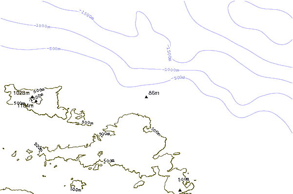 Shoreline around Lidos Right