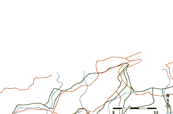 Roads and rivers around Liencres