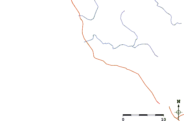 Roads and rivers around Lighthouse