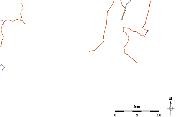 Roads and rivers around Lighthouse Bay