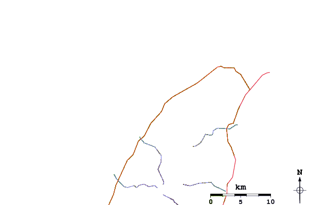 Roads and rivers around Lighthouse Bombie
