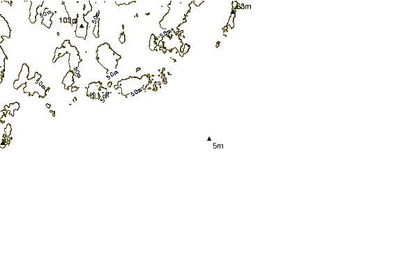 Shoreline around Lighthouse-Southside