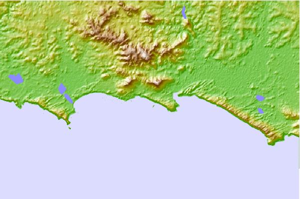 Surf spots located close to Lights Beach