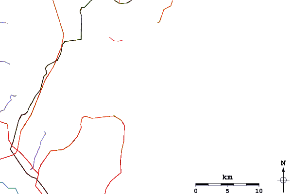 Roads and rivers around Little Avalon