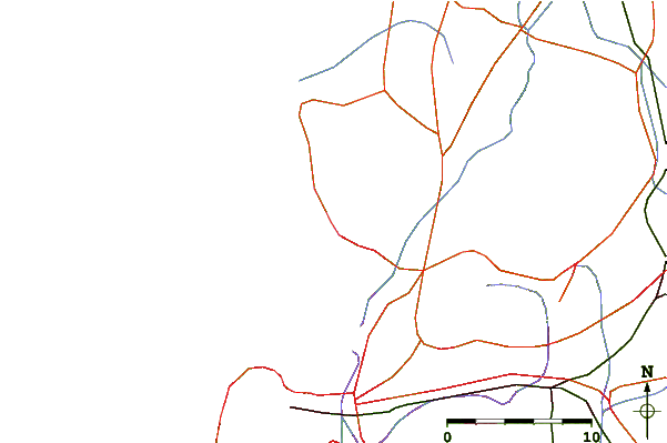 Roads and rivers around Little Bay