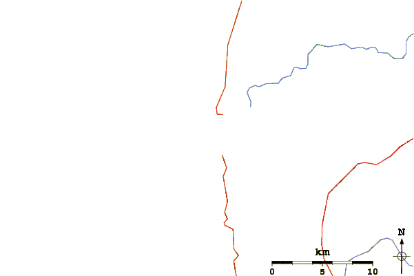 Roads and rivers around Little Joes/Between the Jetties