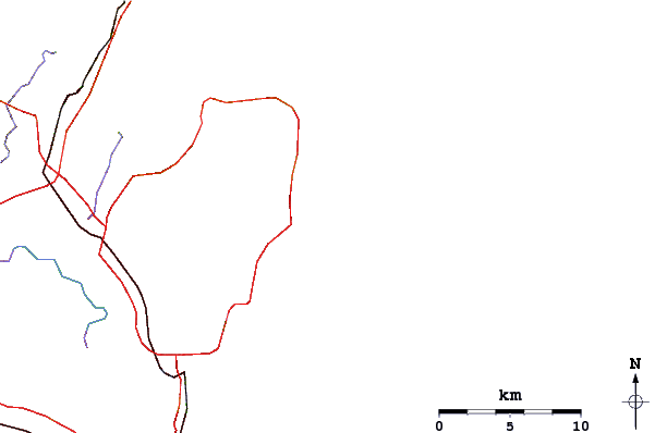 Roads and rivers around Little Makaha