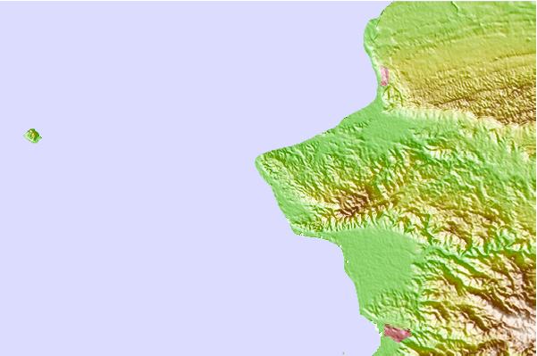 Surf spots located close to Little Malibu (Rincon)