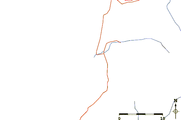 Roads and rivers around Little Wanganui