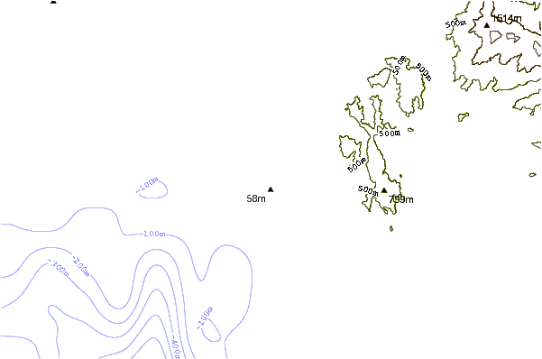 Shoreline around Little Fiji