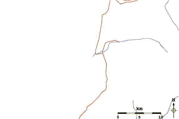 Roads and rivers around Little Wanganui