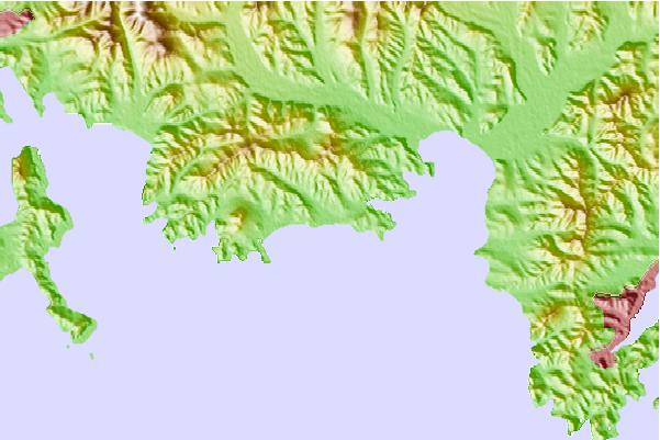 Surf spots located close to Livadia