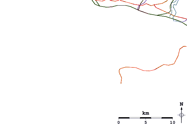 Roads and rivers around Llangennith