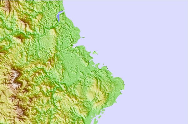 Surf spots located close to Llorente